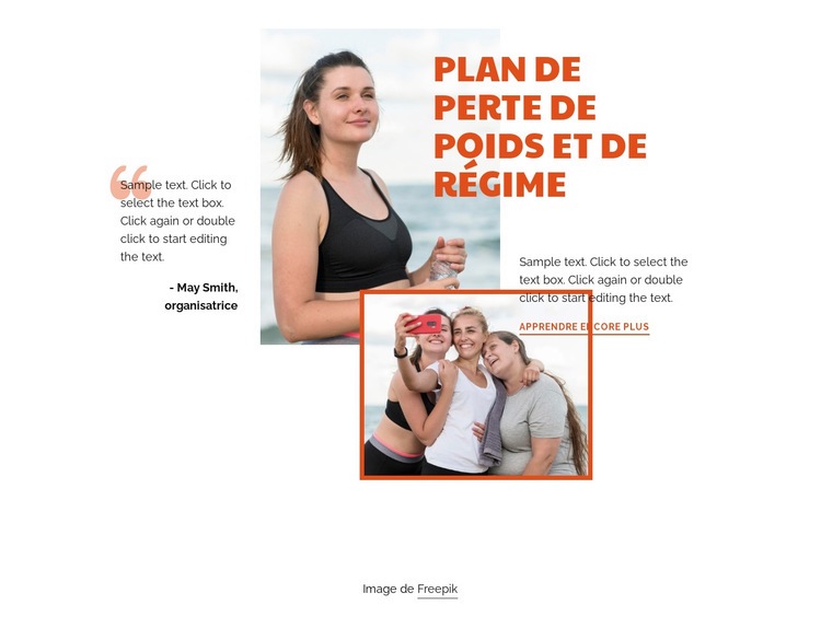 Fitness et musculation Conception de site Web