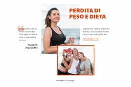 Fitness E Bodybuilding - Modello HTML5 Professionale
