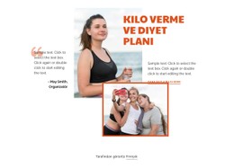 Fitness Ve Vücut Geliştirme Tam Genişlikte Şablon