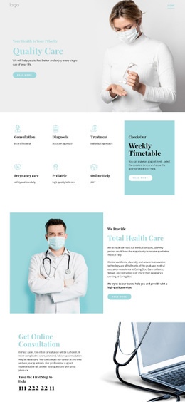 Kvalitní Lékařská Péče - HTML Ide