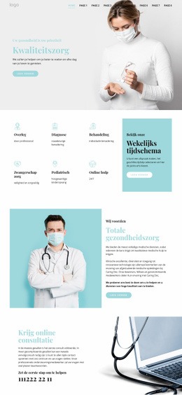 Hoogwaardige Medische Zorg - HTML Ide
