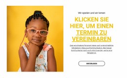 Kindererziehungskurs - HTML5-Vorlage Für Eine Seite