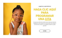 Página De Inicio Del Sitio Web Para Curso De Educación Infantil