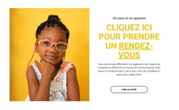 Cours D'Éducation Des Enfants Site Web Html