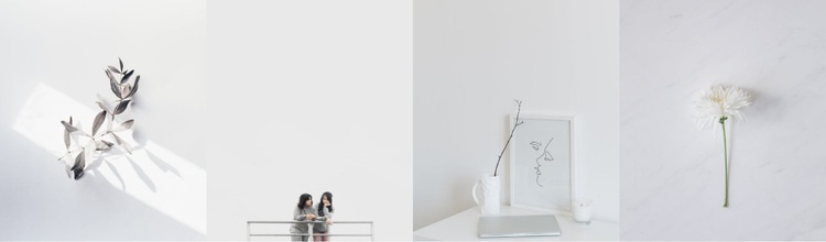 Minimalisme en photographies Modèle HTML5