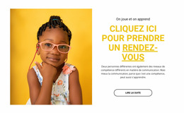 Cours D'Éducation Des Enfants - Modèle Joomla Polyvalent