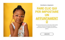 Corso Di Educazione Dei Bambini - Modello HTML5 A Pagina Singola