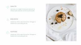 I Nostri Servizi Di Ristorazione - Modello HTML5 Professionale