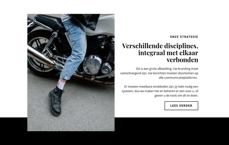 Vervoer en reizen Website mockup