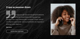 Testemunhos Em Salões De Beleza - Builder HTML