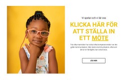 Utbildningskurs För Barn - Enkel Webbplatsmall