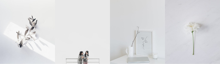 Minimalism in photographs Template