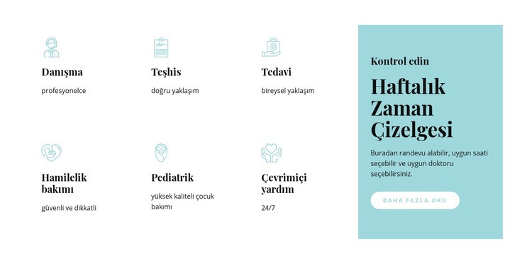 İlaç hizmetlerimiz Html Web Sitesi Oluşturucu