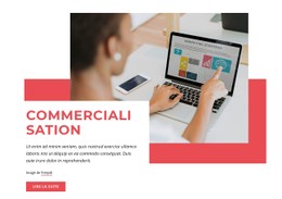 Mise En Page CSS Gratuite Pour Marketing D'Entreprise Numérique
