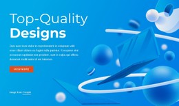 Top Quality Designs Clean And Minimal Template