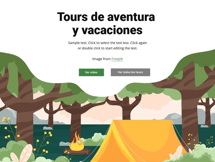 Viajes viajes y vacaciones Creador de sitios web HTML