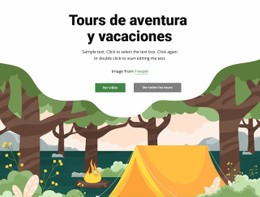 Página De Destino Multipropósito Para Viajes Viajes Y Vacaciones