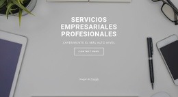 Servicios Profesionales Para Empresas: Página De Destino HTML5