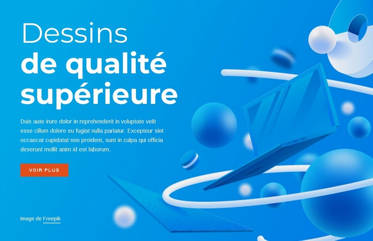 Des designs de qualité supérieure Modèles de constructeur de sites Web