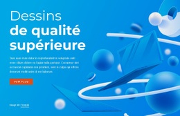 Des Designs De Qualité Supérieure - Modèle HTML5 Simple