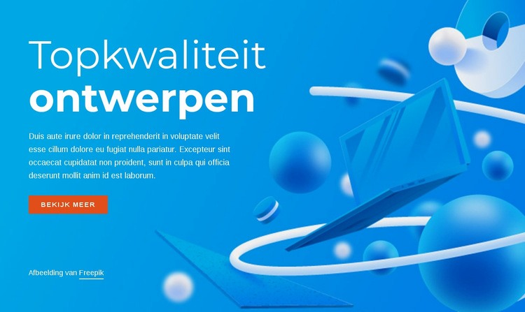 Topkwaliteit ontwerpen Html Website Builder