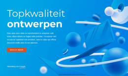 Topkwaliteit Ontwerpen - Premium WordPress-Thema