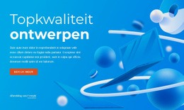 Multifunctioneel Websiteontwerp Voor Topkwaliteit Ontwerpen