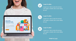 Web Design Studio - Drag & Вrop One Page Template