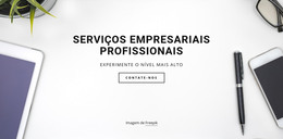 Serviços Profissionais De Negócios - Modelo De Página HTML