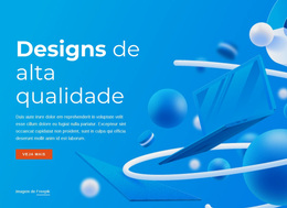 Designs De Alta Qualidade - Tema WordPress Premium