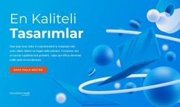 En Kaliteli Tasarımlar Temiz Ve Minimal Şablon