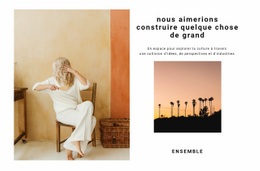 Construire Quelque Chose De Bien – Excellente Page De Destination