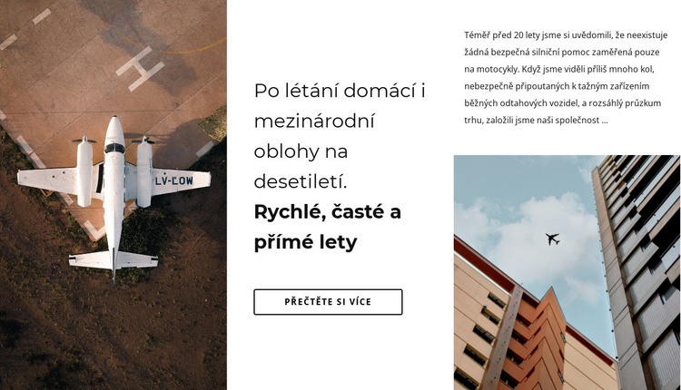 Rychlá, častá doprava Šablona CSS