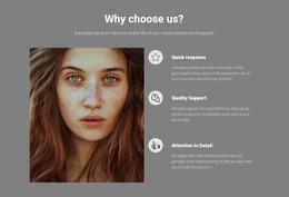 Hair-Cutting, Colouring And Styling CSS Grid Template