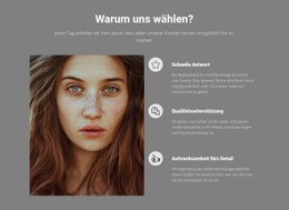 Haare Schneiden, Färben Und Stylen CSS-Rastervorlage