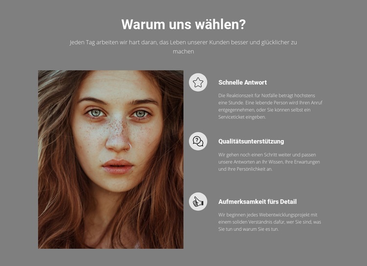 Haare schneiden, färben und stylen HTML Website Builder