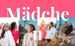 Mädchen Sport Kollektion – Professionelle HTML5-Vorlage