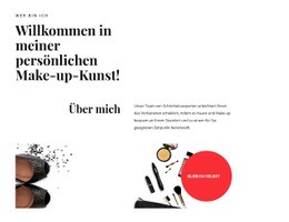 Persönliche Make-Up-Kunst - Zielseite