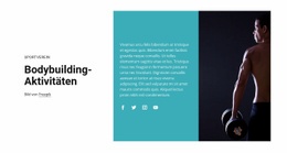 Fitness Und Sport - Fantastische Vorlage Erstellen