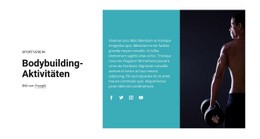 Fitness Und Sport - Kostenloses Website-Design