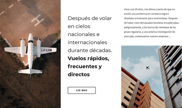 Transporte rápido y frecuente Plantillas de creación de sitios web