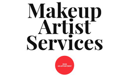 Makeup Artist Services