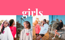 Girls Sport Collection - Professional HTML5 Template