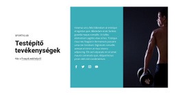 Fitness És Sport - Ingyenes Sablon
