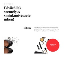 Személyes Sminkművészet – Céloldal