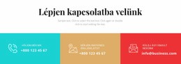 Lépjen Kapcsolatba Vállalkozásunkkal