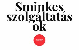 Sminkes Szolgáltatások