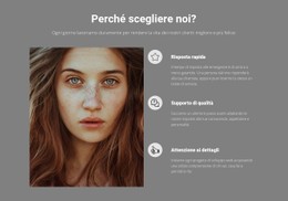 Taglio, Colorazione E Styling Dei Capelli Modello Di Griglia CSS