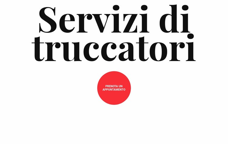 Servizi di truccatori Modello