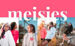 Meisjes Sportcollectie - Landingspagina